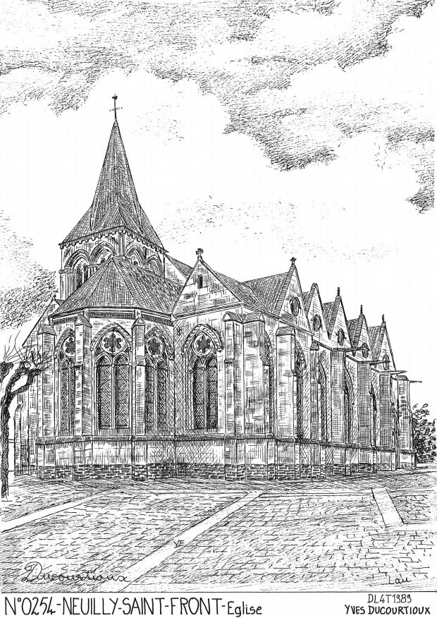 N 02054 - NEUILLY ST FRONT - glise